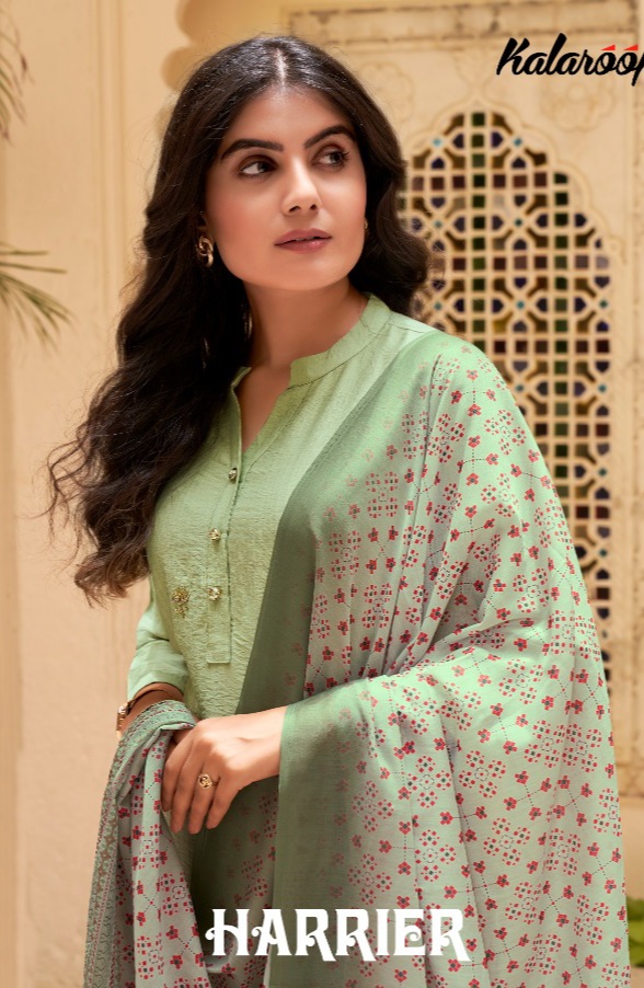 kalaroop by kajree Harrier viscose graceful look kurti bottom with dupatta catalog