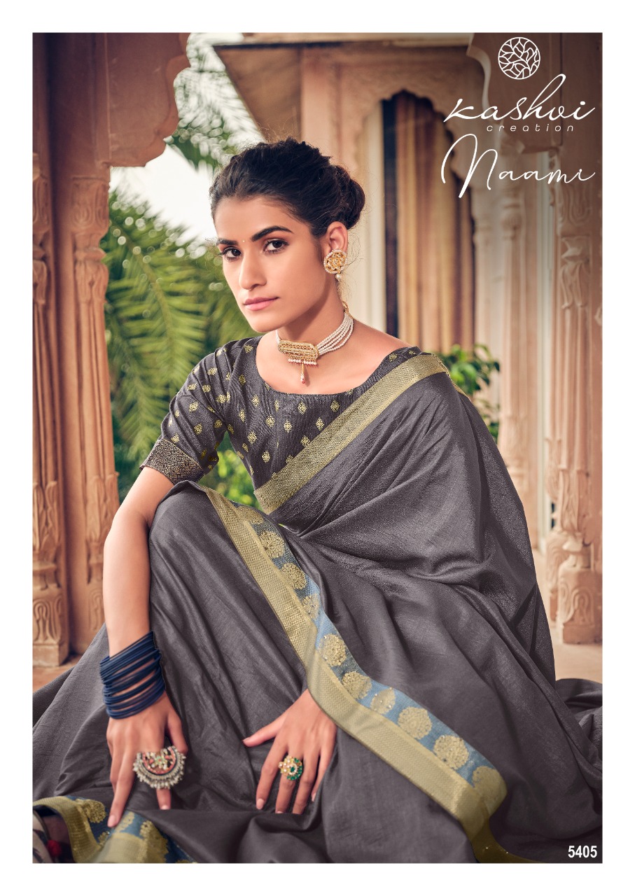 lt kashvi creation naami dola silk elegant print saree catalog