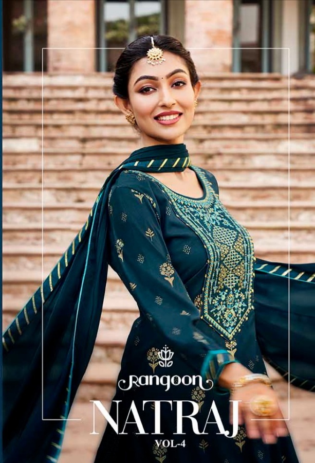 rangoon natraj vol 4 rayon festive look lehnga catalog