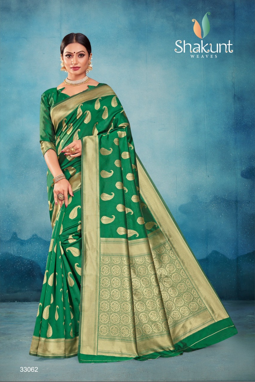 shakunt weaves swarnrekha vol 1 art silk astonishing saree catalog