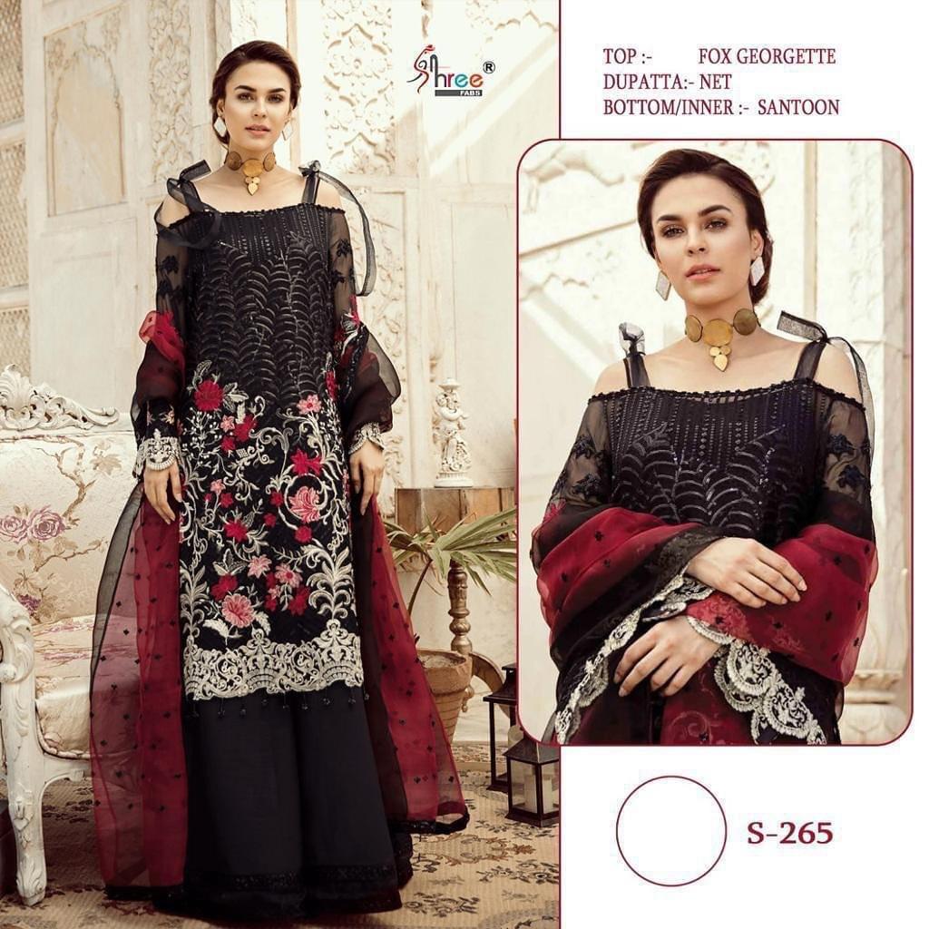 Shree Fabs  S 265 Salwar Kameez Georgget Singles