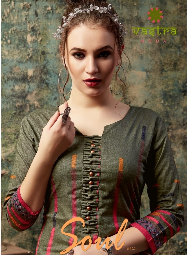 vastra moda soul vol 2 cotton affordable price kurti catalog