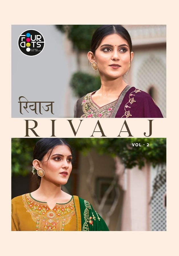 fourdots rivaaj vol 2 pure modal new and modern style salwar suit catalog