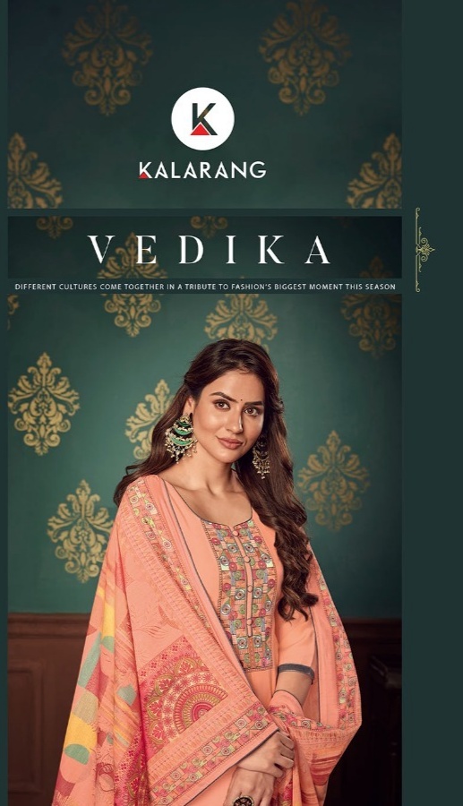 kalarang vedika muslin astonish look salwar suit catalog