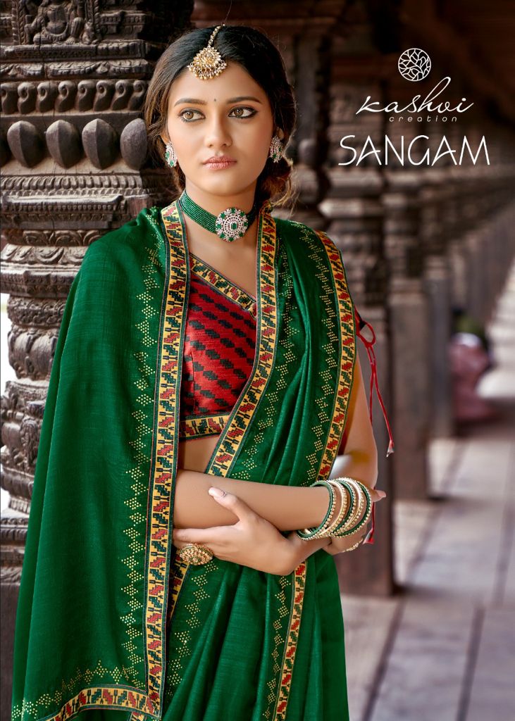 lt kashvi creation sangam dola silk exclusive look saree catalog