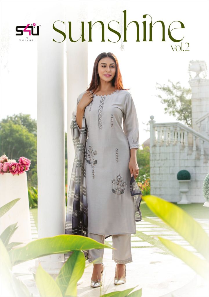 s4u gulabo 2 silk elegant look kurta pants and dupatta catalog