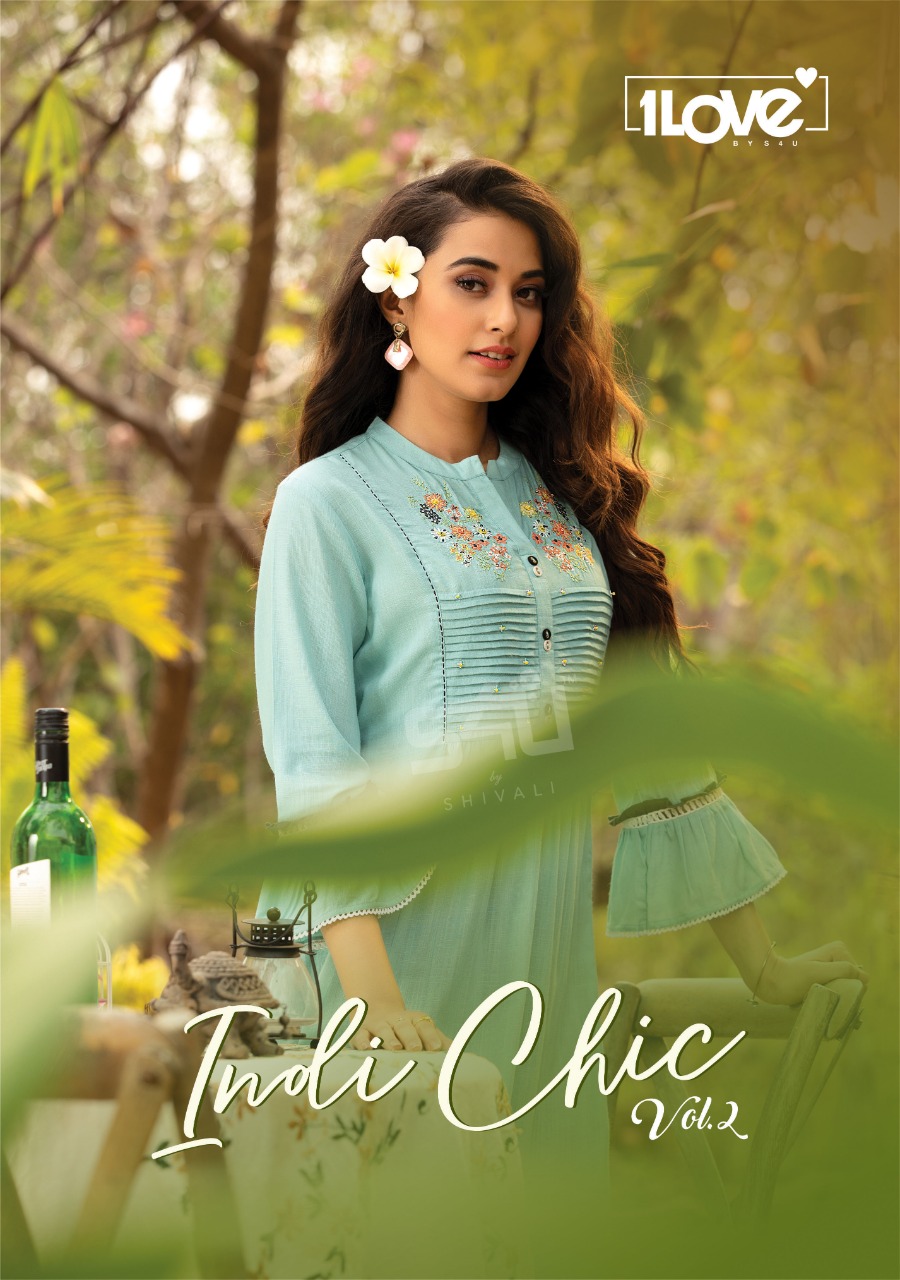 s4u indi chic vol 2 rayon graceful look kurti with pant catalog