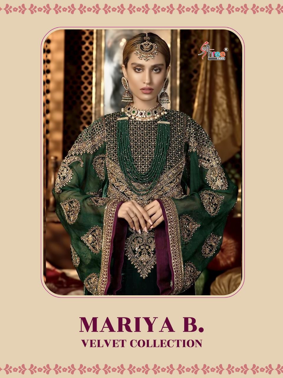 shree fab mariya b velvet collection velvet elegant slawar suit catalog