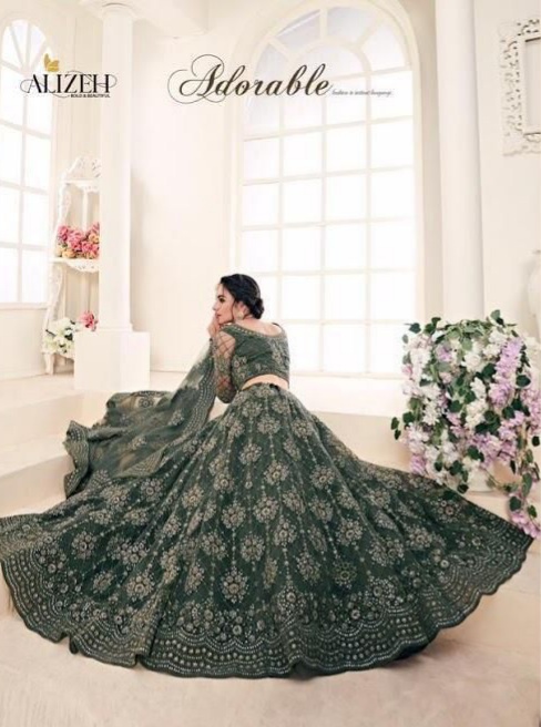 alizeh adorable net  grandeur lehenga catalog