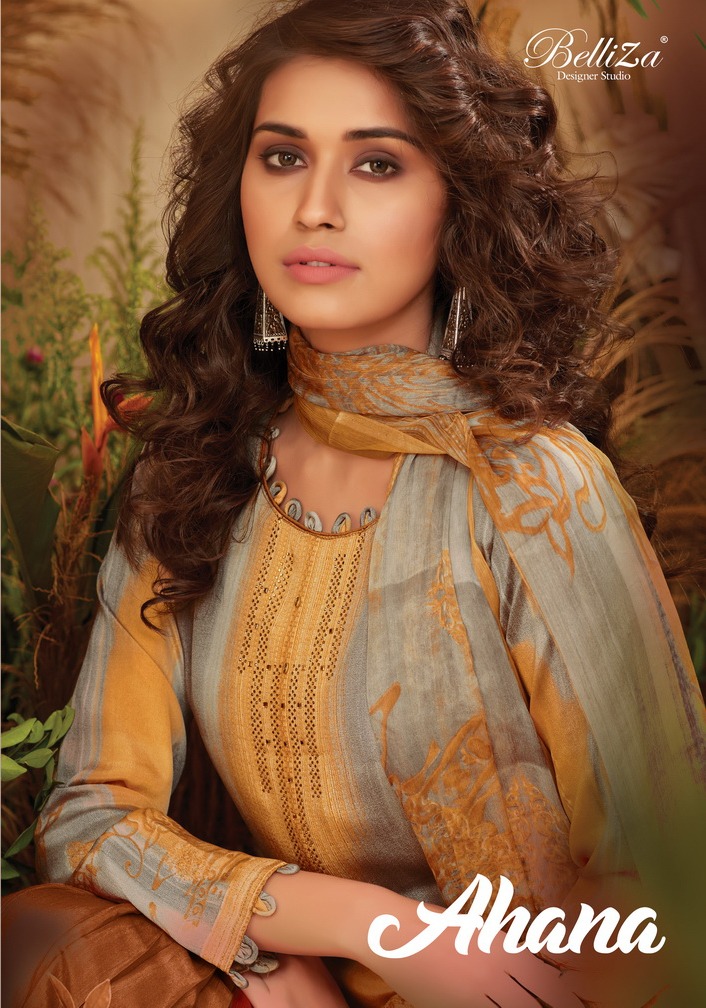 belliza designer studio ahana crep gorgeous look salwar suit catalog