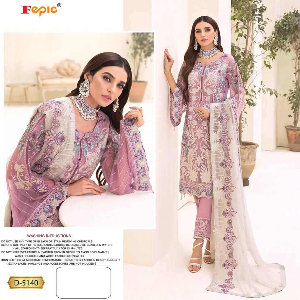 fepic rosemeen  d 5140 georgette innovative style salwar suit single