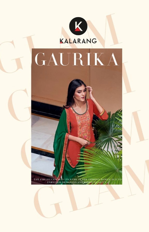 kalarang gaurika viscose astonish look salwar suit catalog