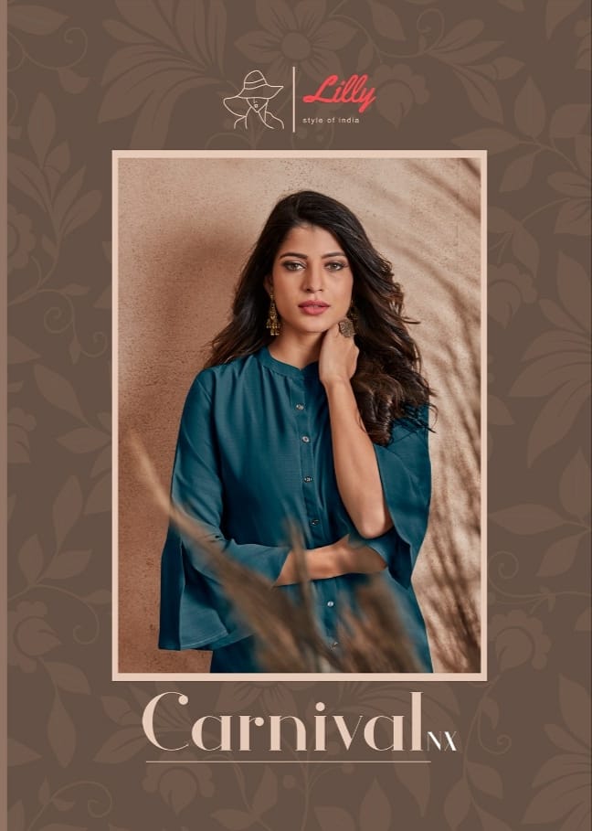 lilly style of india carnival jorgget affordable price kurti catalog