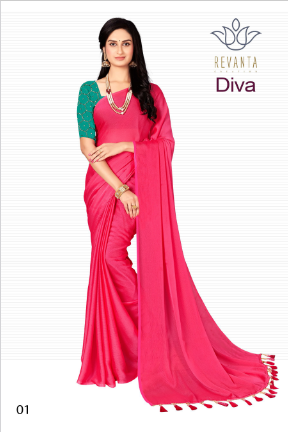 lt diva chiffon  elegant saree catalog