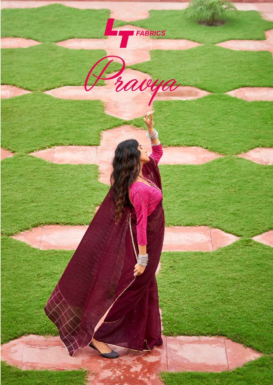 lt fashion pravya oranga decent look saree catalog