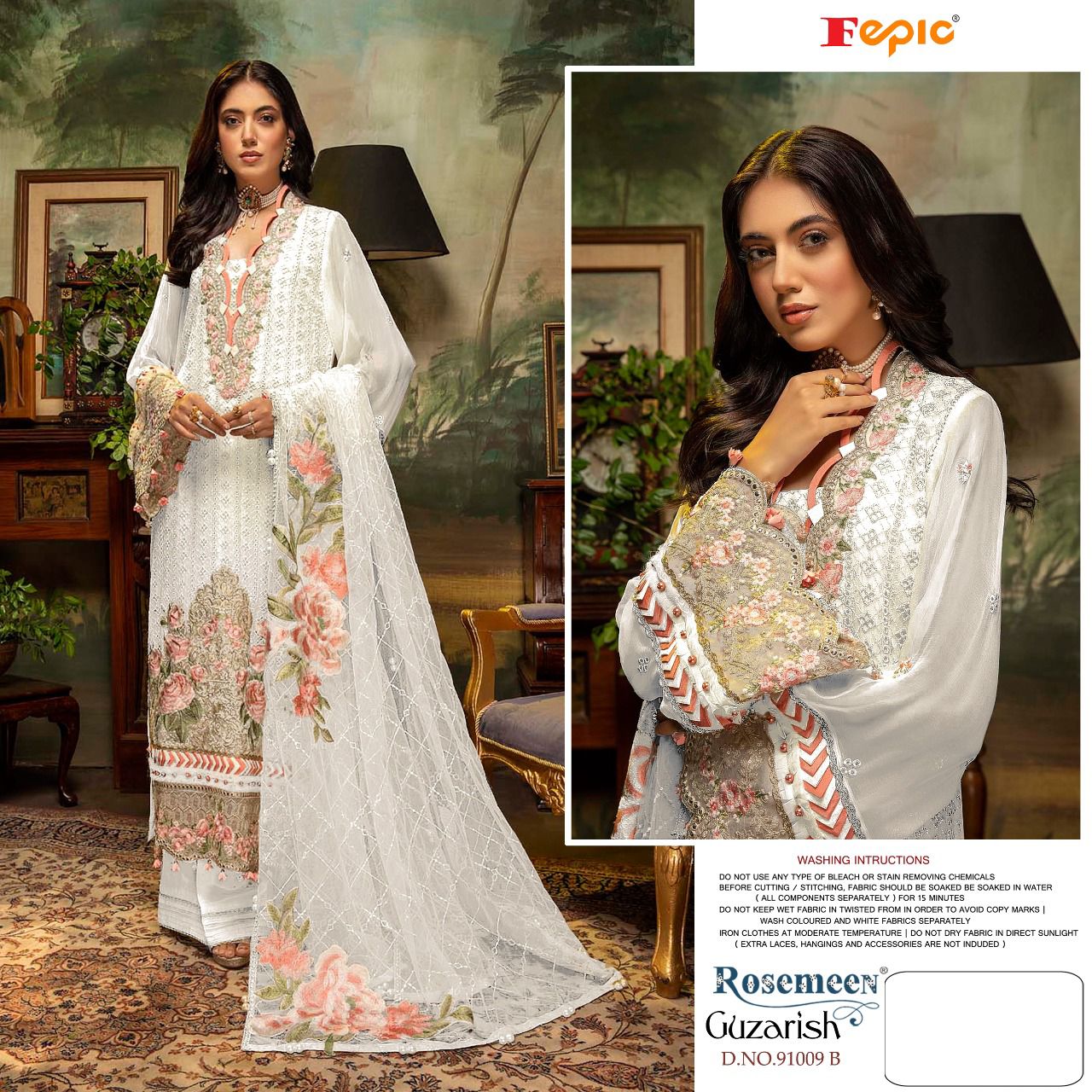 FEPIC Rosemeen  91009 B Salwar Kameez Faux georgette Singles