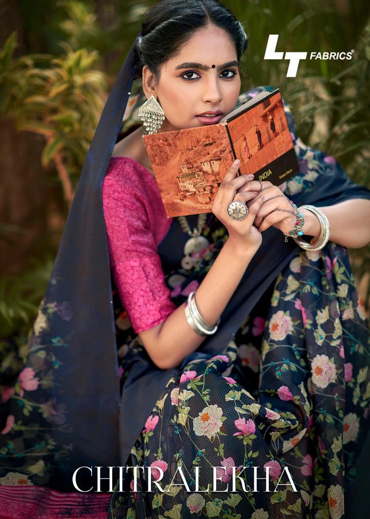 lt kashvi creation chitralekha varni patta astonishing saree catalog