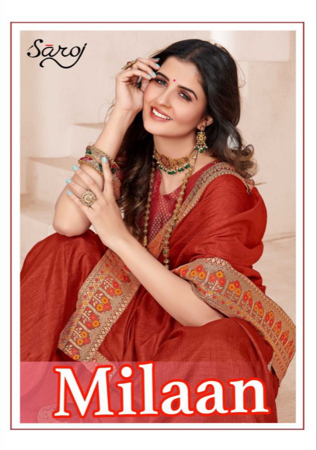 saroj saree milaan vichitra catchy look saree catalog