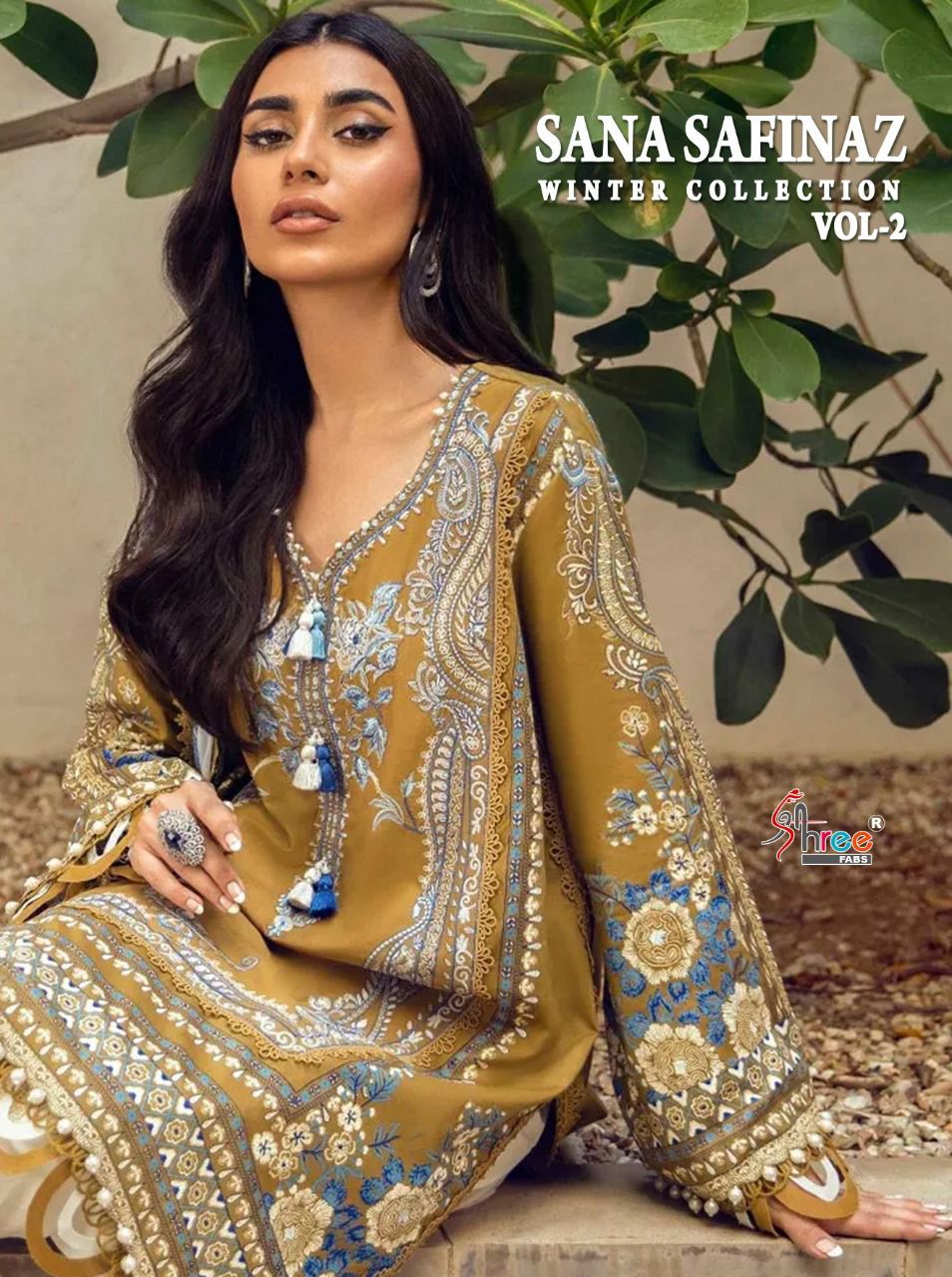 shree fab sana safinaz winter collection vol 2 pashmina catchy look salwar suit  catalog