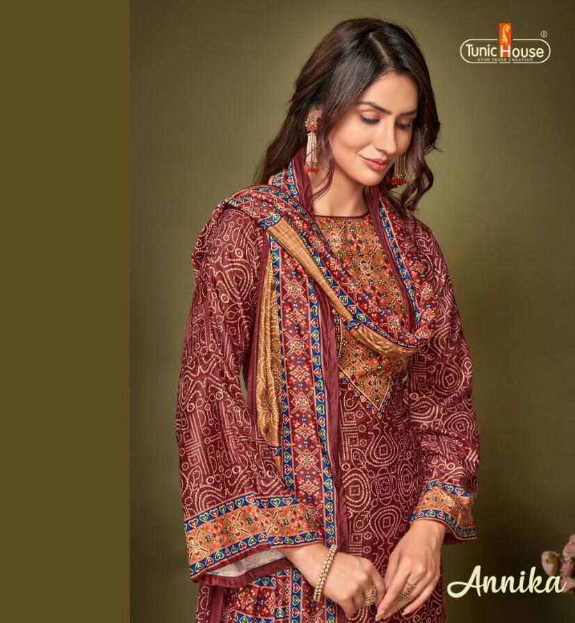 tunic house annika velvet  festive look salwar suit catalog