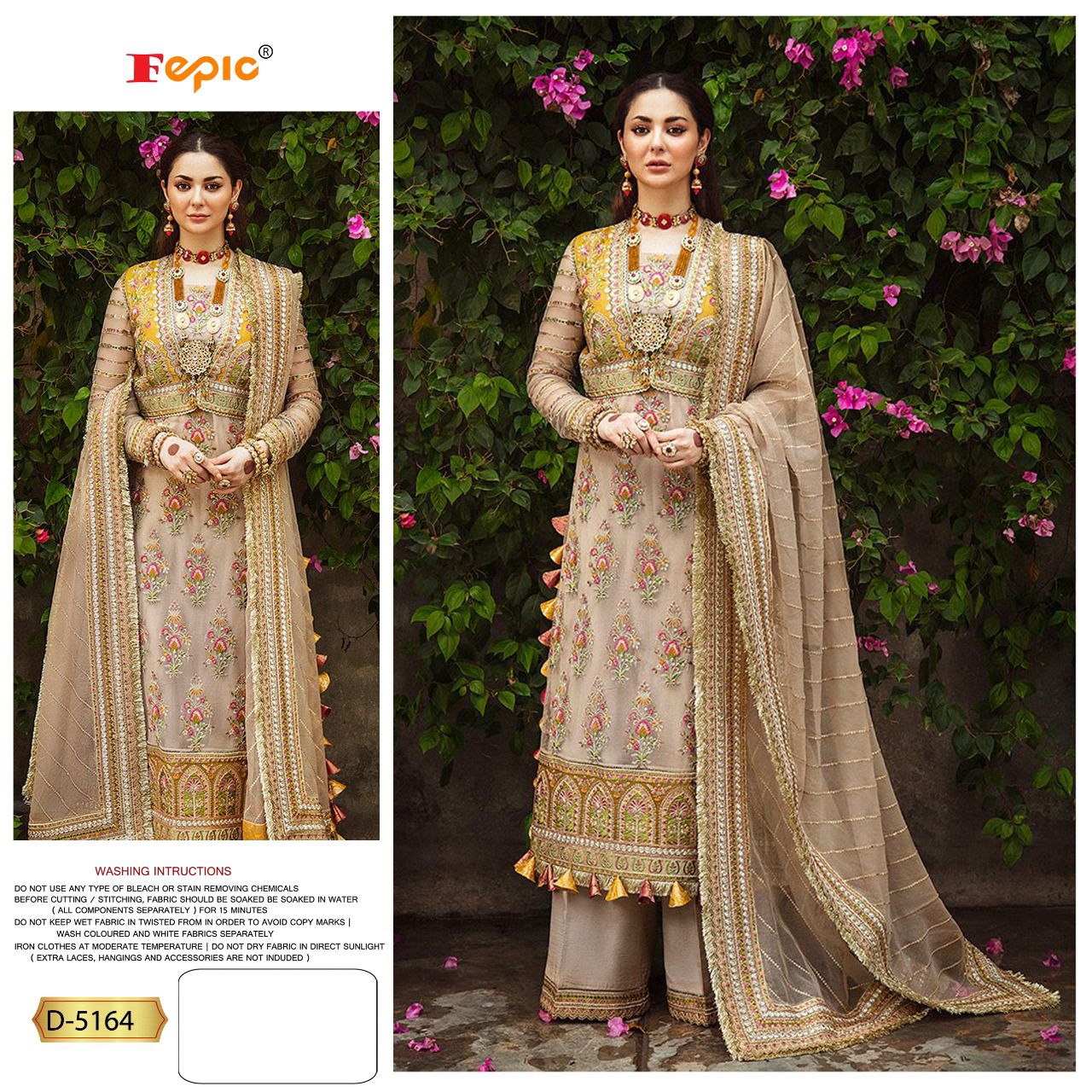 fepic rosemeen d 5164 net catchy look salwar suit single