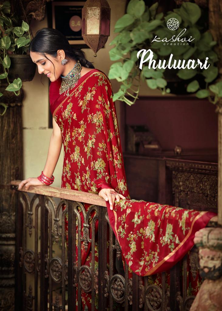 lt kashvi creation phulwari weightless beautifull print saree catalog