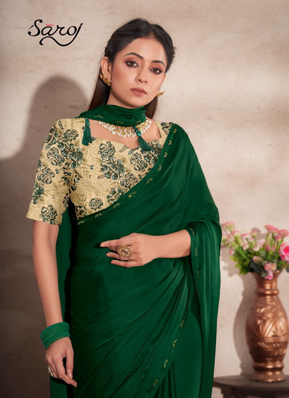 saroj saree julliet silk graceful look saree catalog