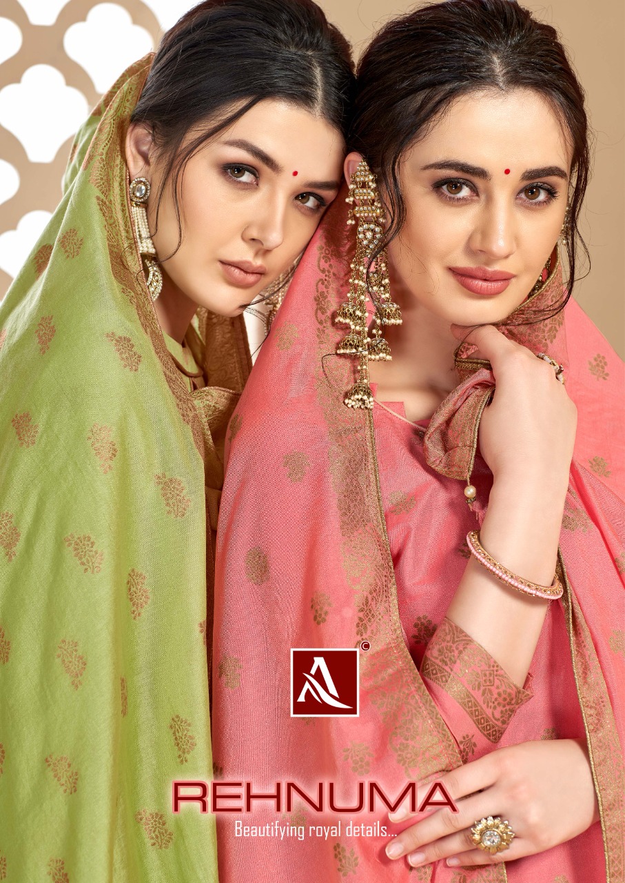 alok suit rehnuma cotton astonishing look salwar suit catalog