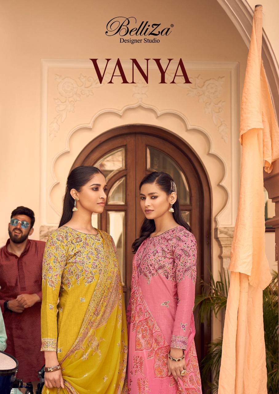 belliza designer studio vanya cotton astonishing salwar suit catalog