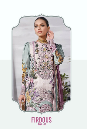 deepsy suit Firodus lawn 22 cotton catchy look salwar suit with chiffon dupatta catalog