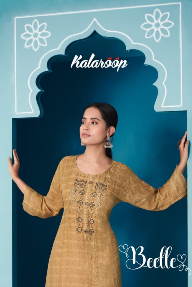 kalaroop by kajree beetle rayon innovative look kurti catalog