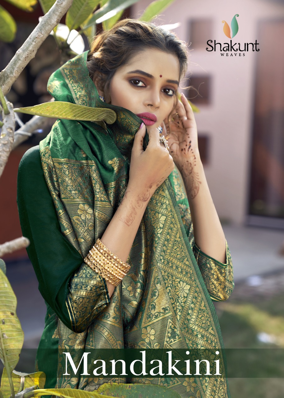 shakunt weaves mandakini cotton elegant saree catalog