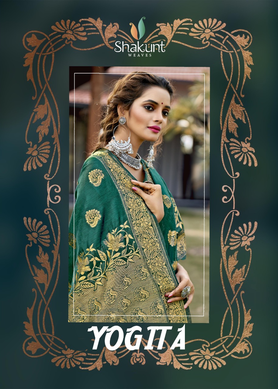 shakunt weaves yogita cotton gorgeous saree catalog