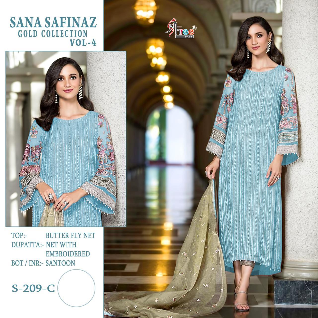 shree fab S 209 C Salwar Kameez Net Singles