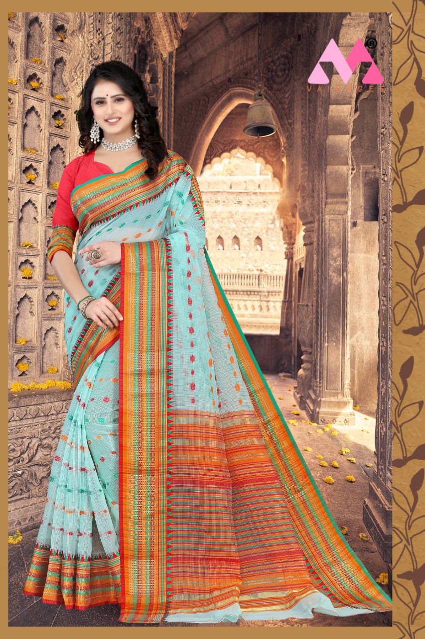 vivera international Kanaiya Sarees doriya cotton elegant saree catalog