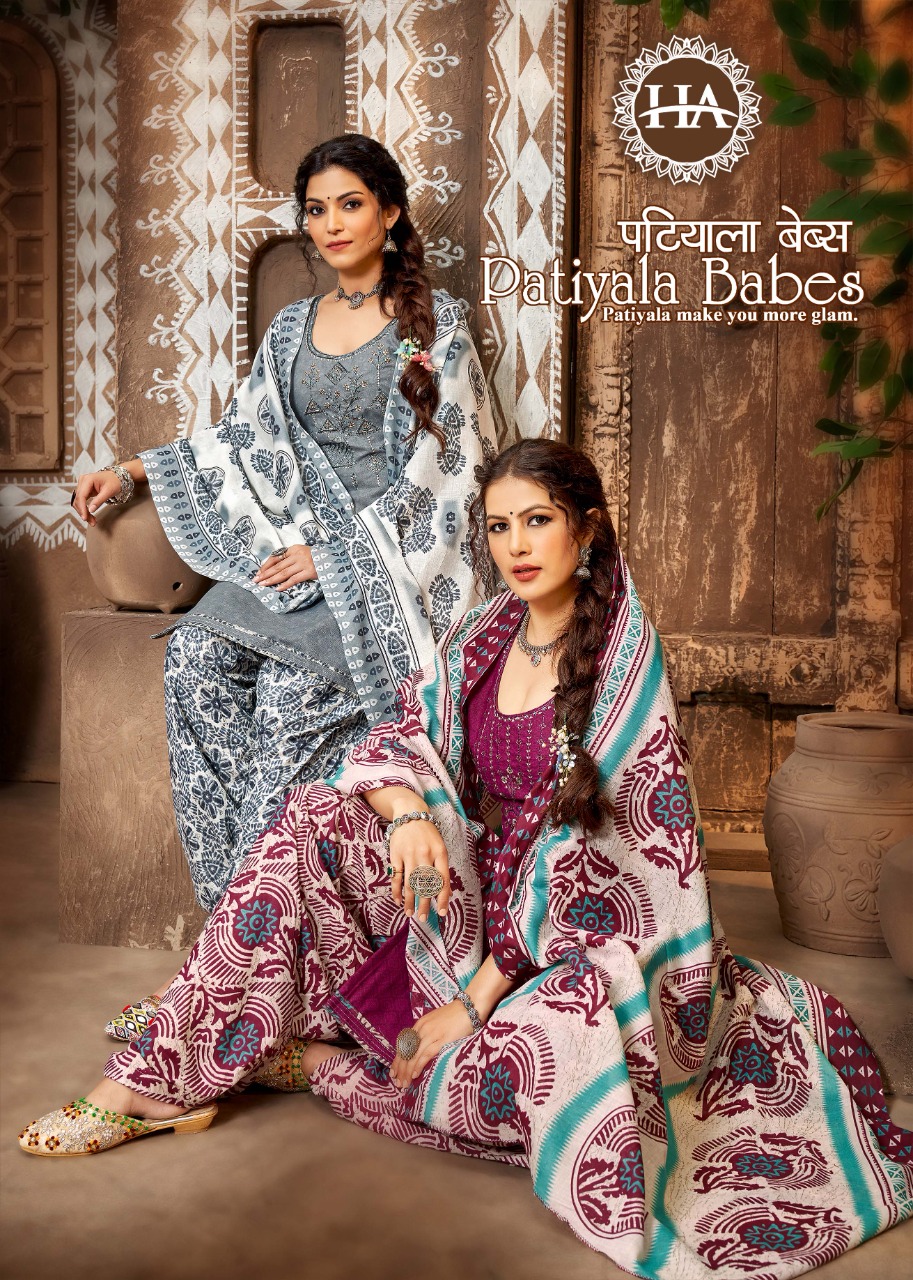 alok suit patiyala babes cotton exclusive print salwar suit catalog