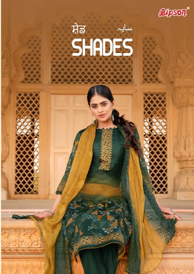 bipson shades satin catchy look salwar suit catalog