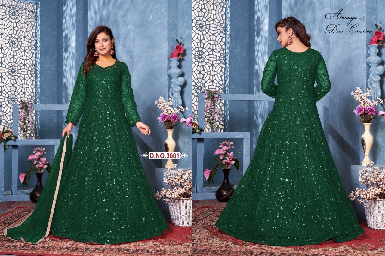 dani aanaya 3600 series  vol 136 net elegant look salwar suit catalog