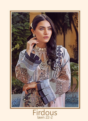 deepsy suit Firodus lawn 22 2 cotton authentic fabric salwar suit with chiffon dupatta catalog