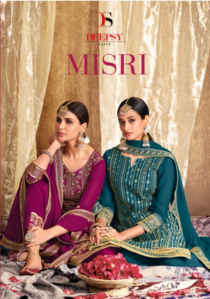 deepsy suit misri georgette regal look salwar suit catalog