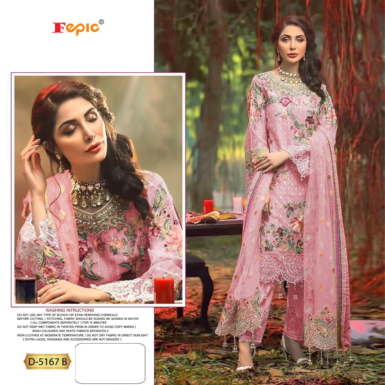 FEPIC Rosemeen  5167 B Salwar Kameez Georgette Singles