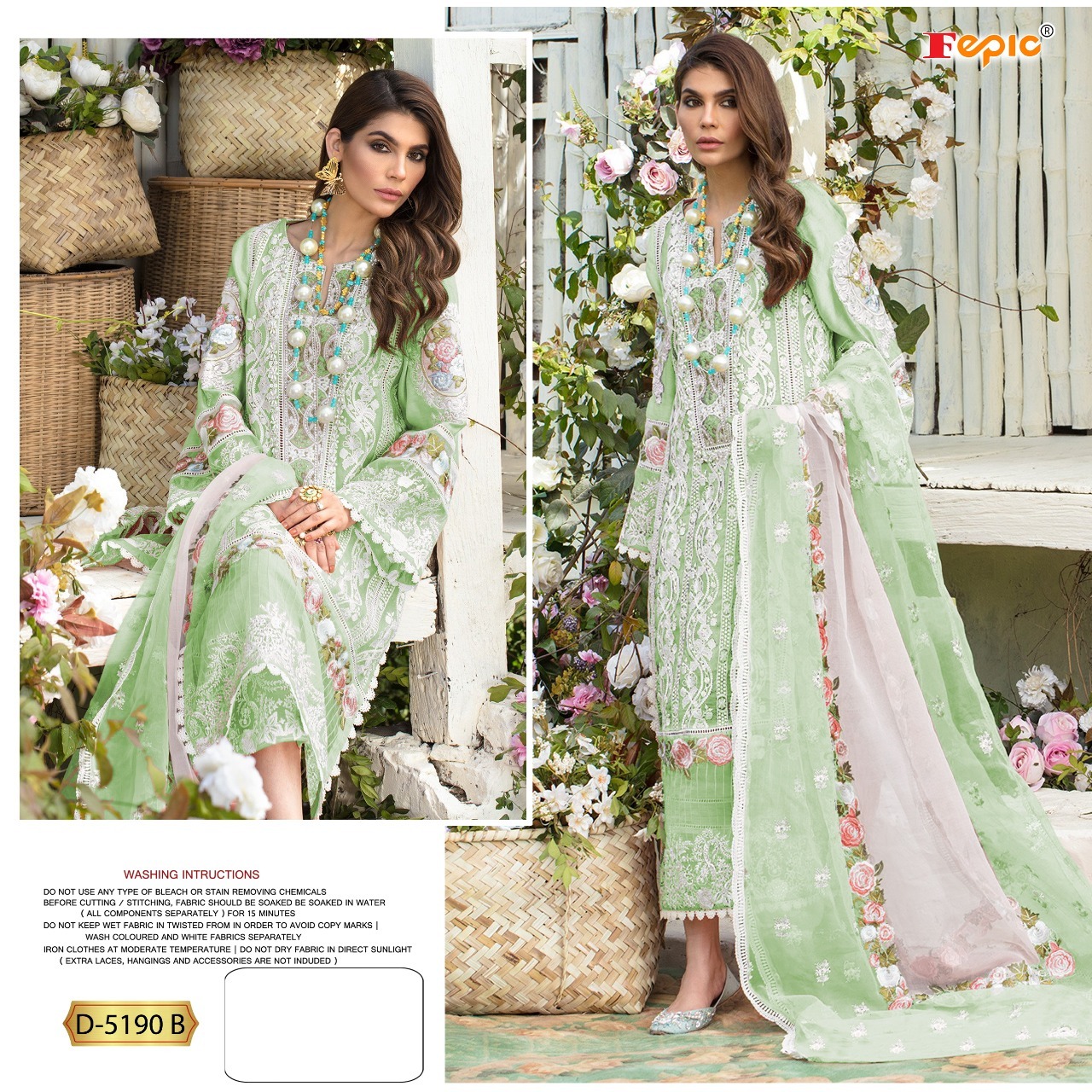 FEPIC Rosemeen  5190 B Salwar Kameez Georgette Singles