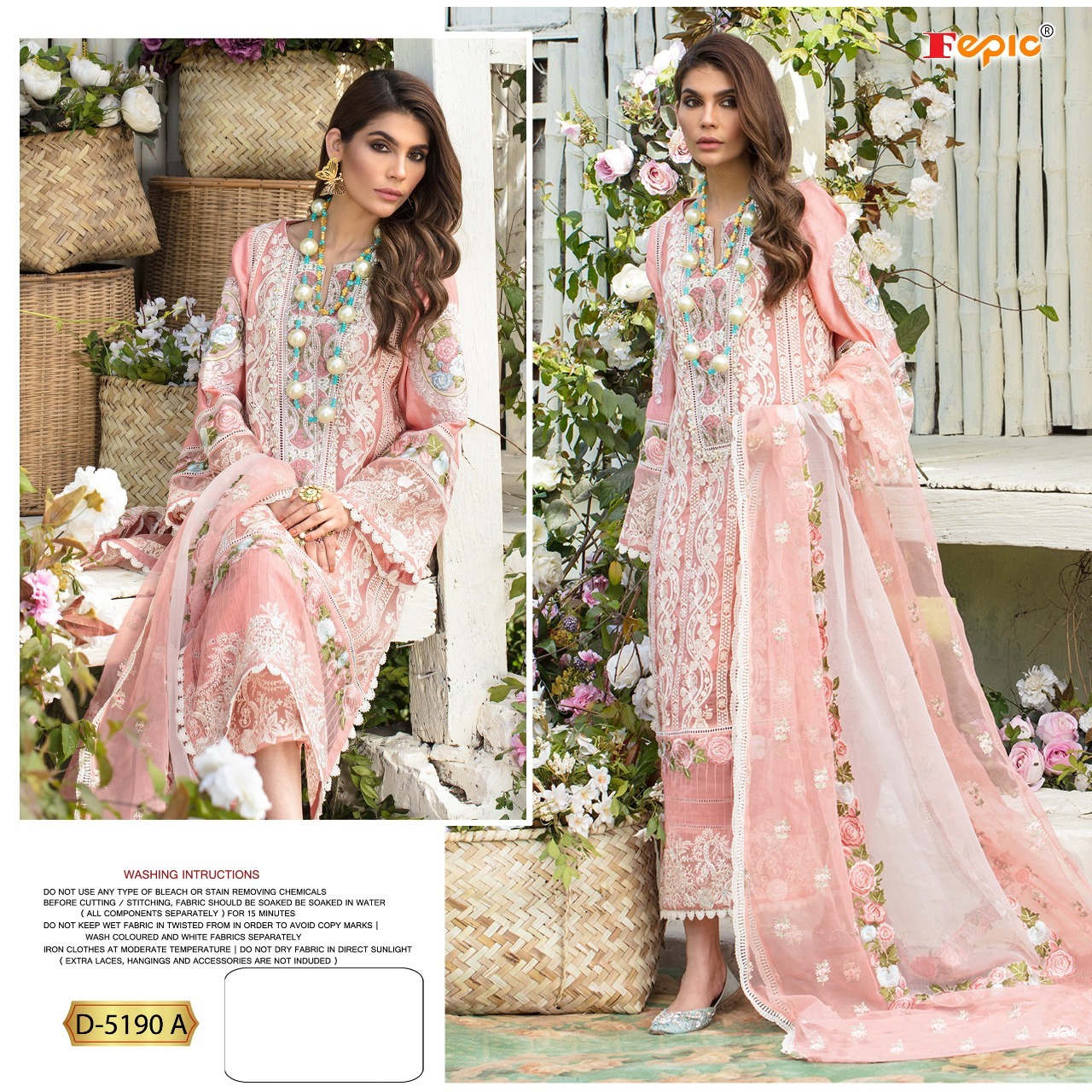 FEPIC Rosemeen  5190 A Salwar Kameez Georgette Singles