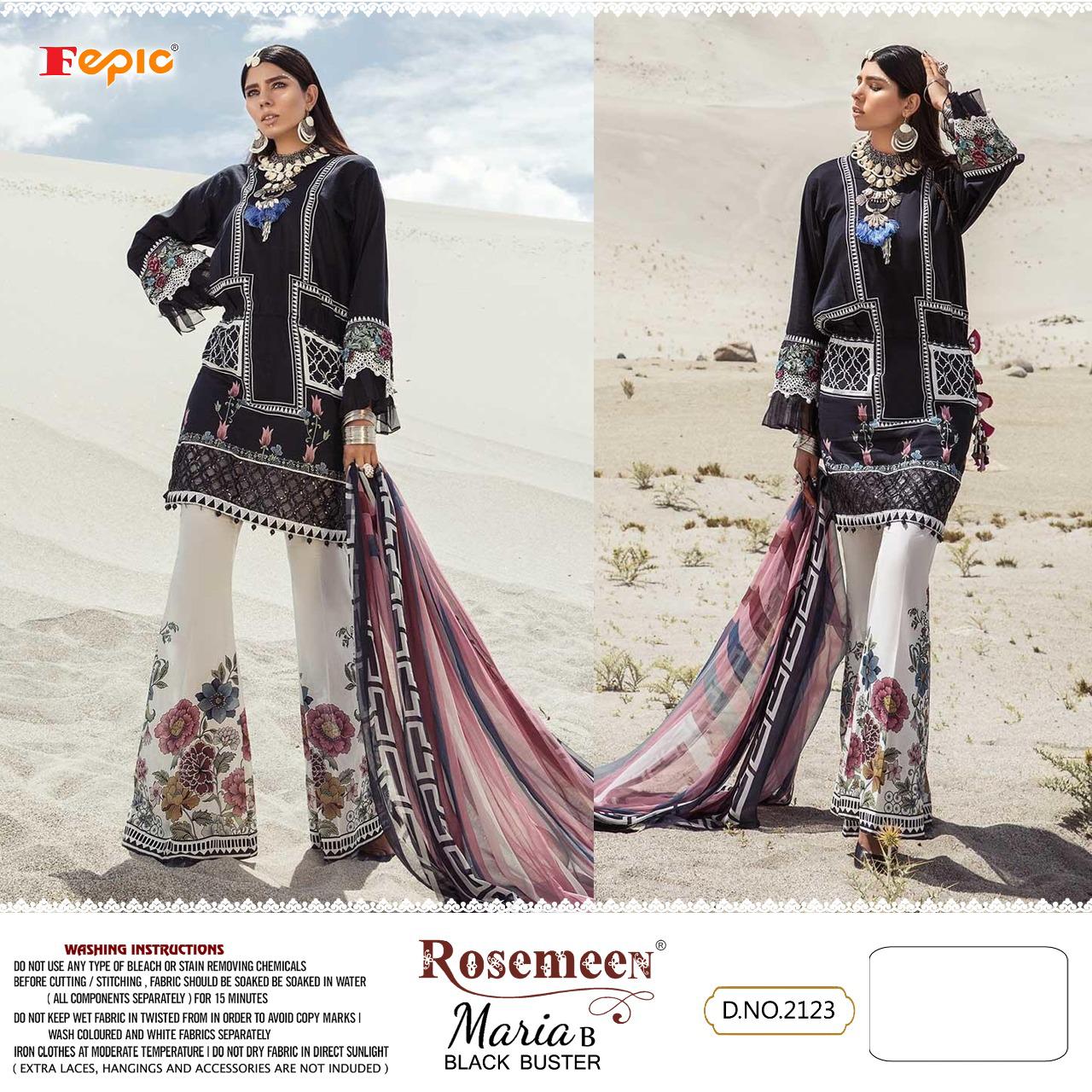 FEPIC Rosemeen 2123 Salwar Kameez Pure cotton Singles