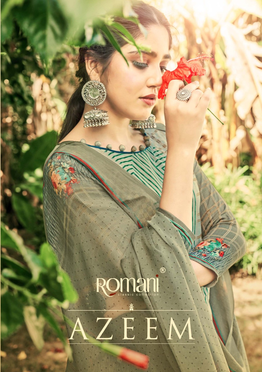 romani azeem cotton catchy look salwar suit catalog