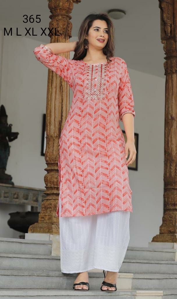 s4u s4u 365 fancy decent look kurti size set