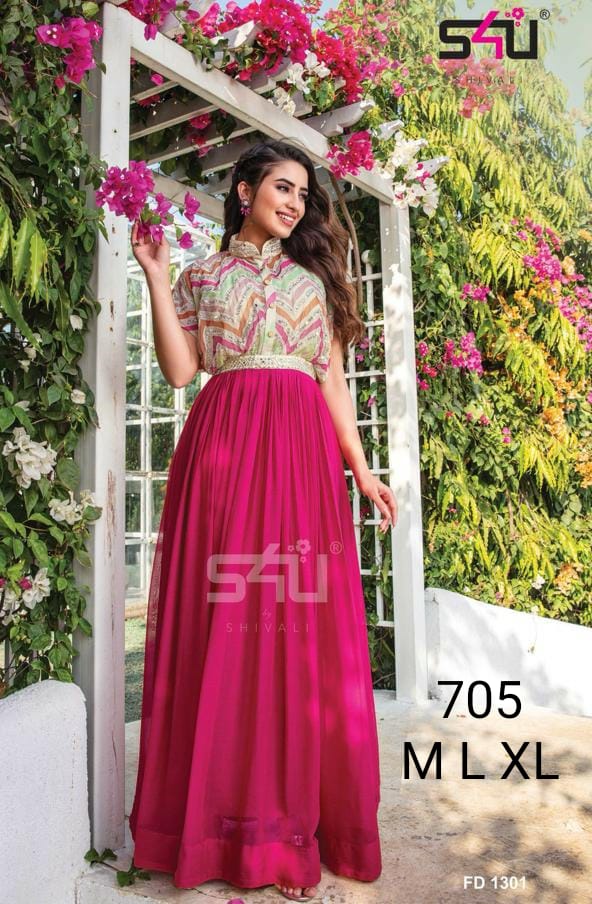 s4u s4u 705 fancy elegant indo western size set