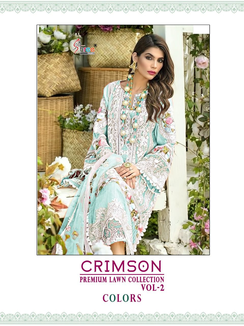 shree fab shree fab 1012 crimson cotton catchy look salwr suit catalog