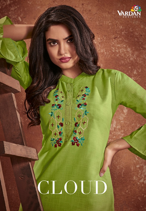 Vardan designer cloud vol 1 cotton elegant kurti catalog