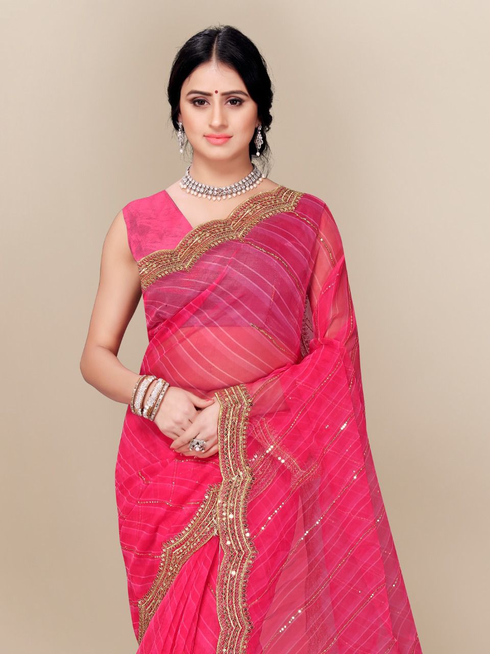 vivera international Clemira Sarees soft organza decent look saree catalog